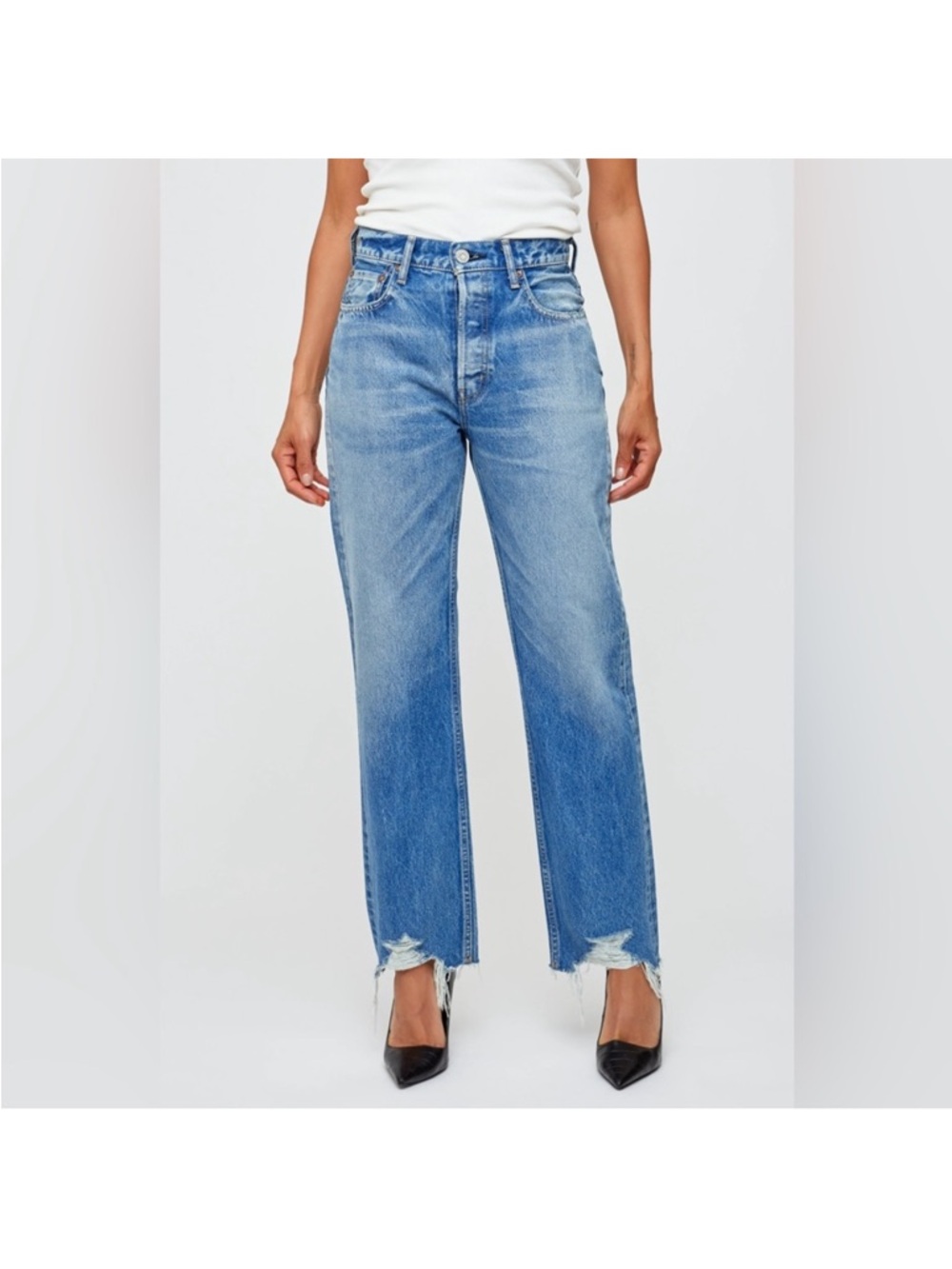 Moussy Aripeka Wide straight jeans